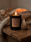 Personalized Smells Like Candle – Custom Gift, Soy Wax Scented Candle 8oz, Personalized Birthday Gift, Unique Custom Label Candle