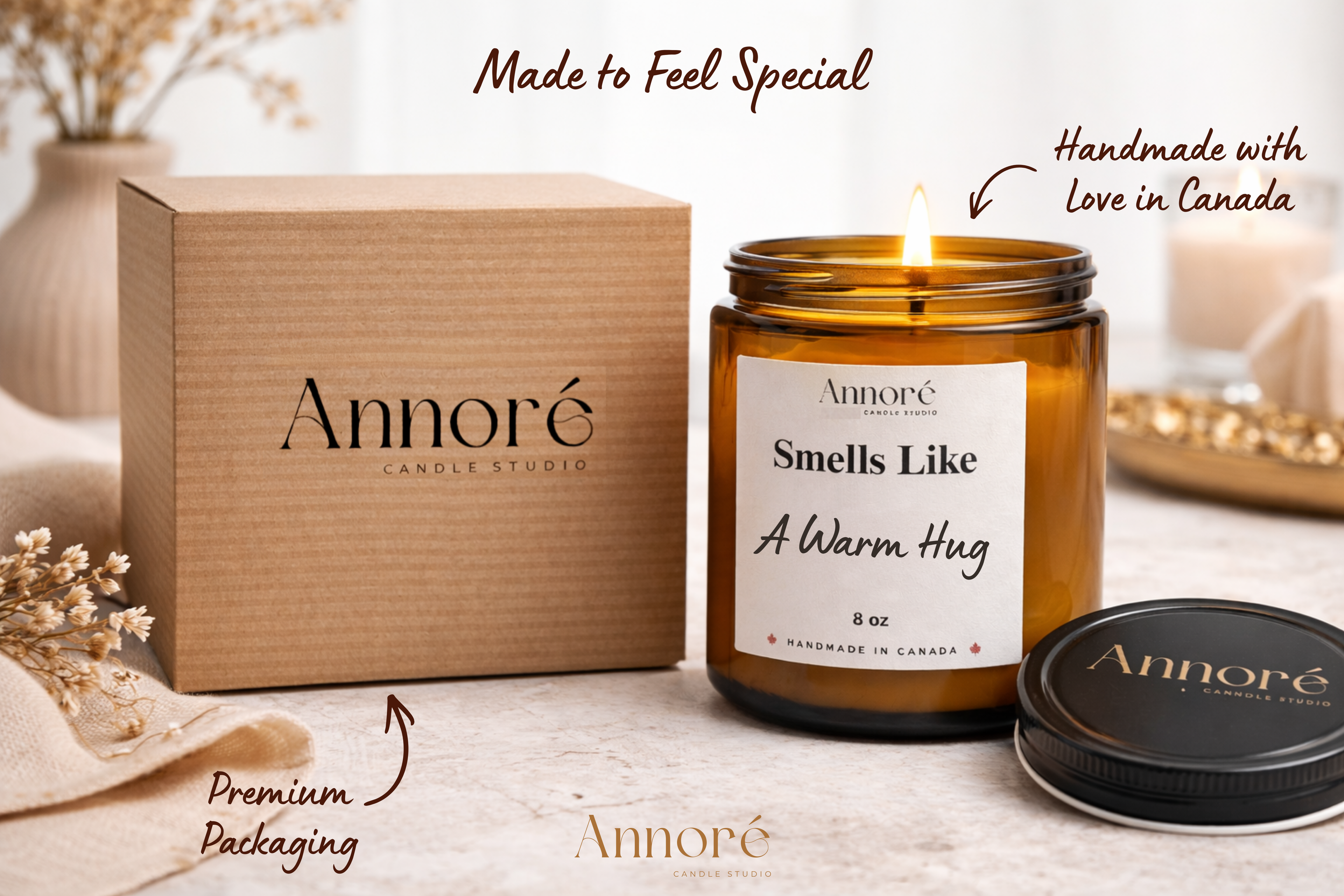 Personalized First Mother's Day Candle – Custom "Smells Like" Mom Gift