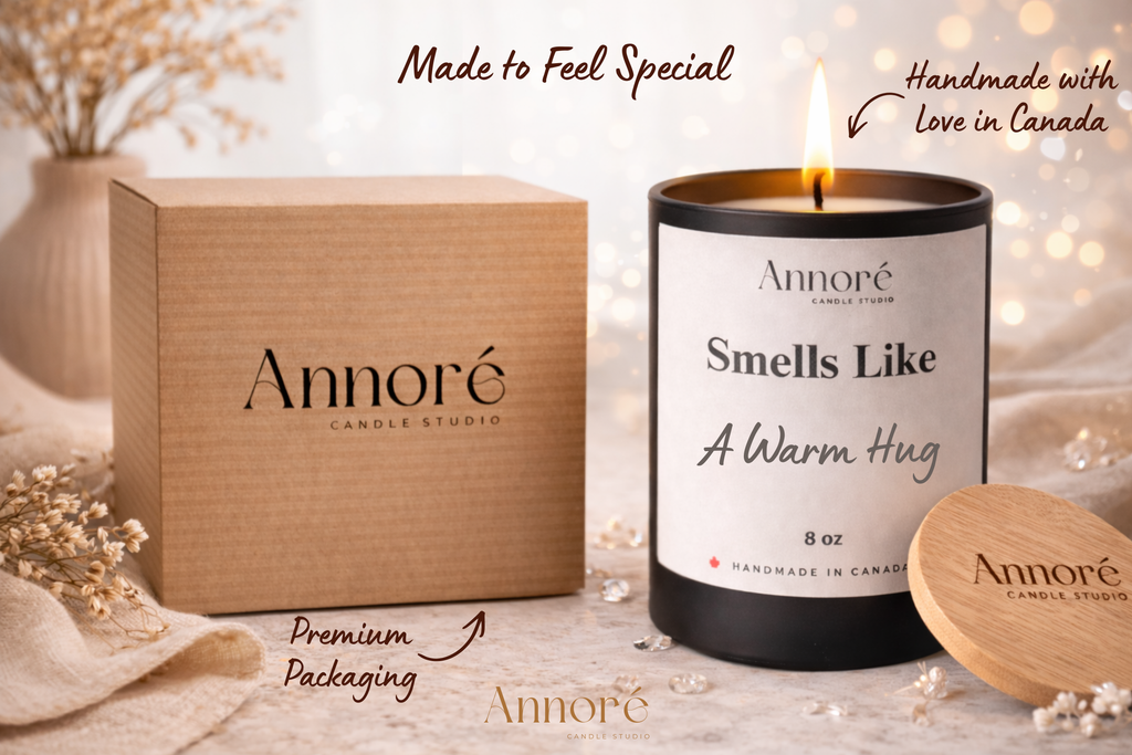 Custom Soy Candle | Personalized Text Scented Jar | Free Lid Engraving (8oz)