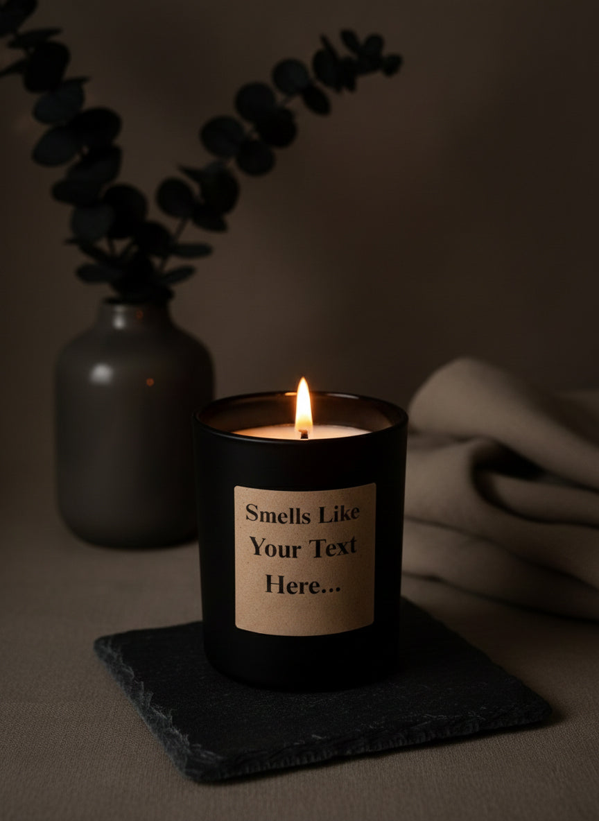 Personalized Smells Like Candle – Custom Gift, Soy Wax Scented Candle 8oz, Personalized Birthday Gift, Unique Custom Label Candle