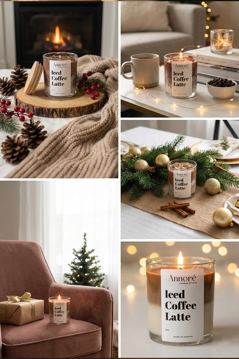 Iced Coffee Latte – Handmade Soy Candle (8oz)