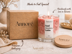 Iced Strawberry Latte | Handmade Scented Soy Wax Candle | 8 oz