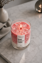 Iced Strawberry Latte | Handmade Scented Soy Wax Candle | 8 oz