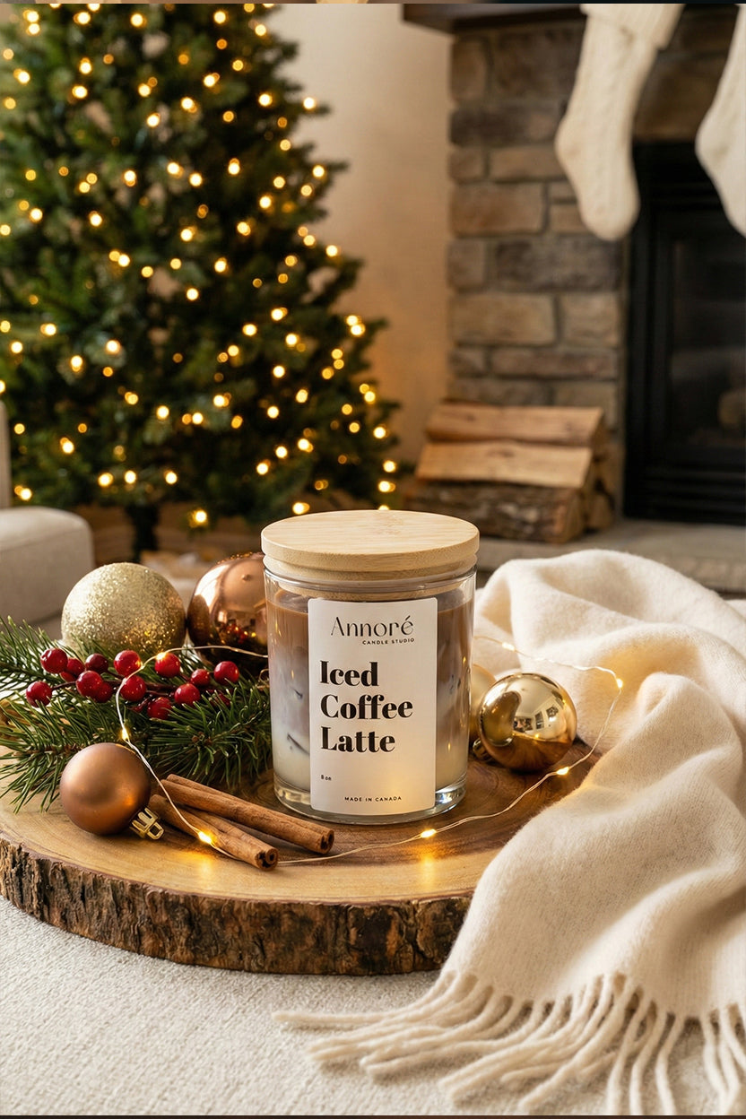 Iced Coffee Latte – Handmade Soy Candle (8oz)