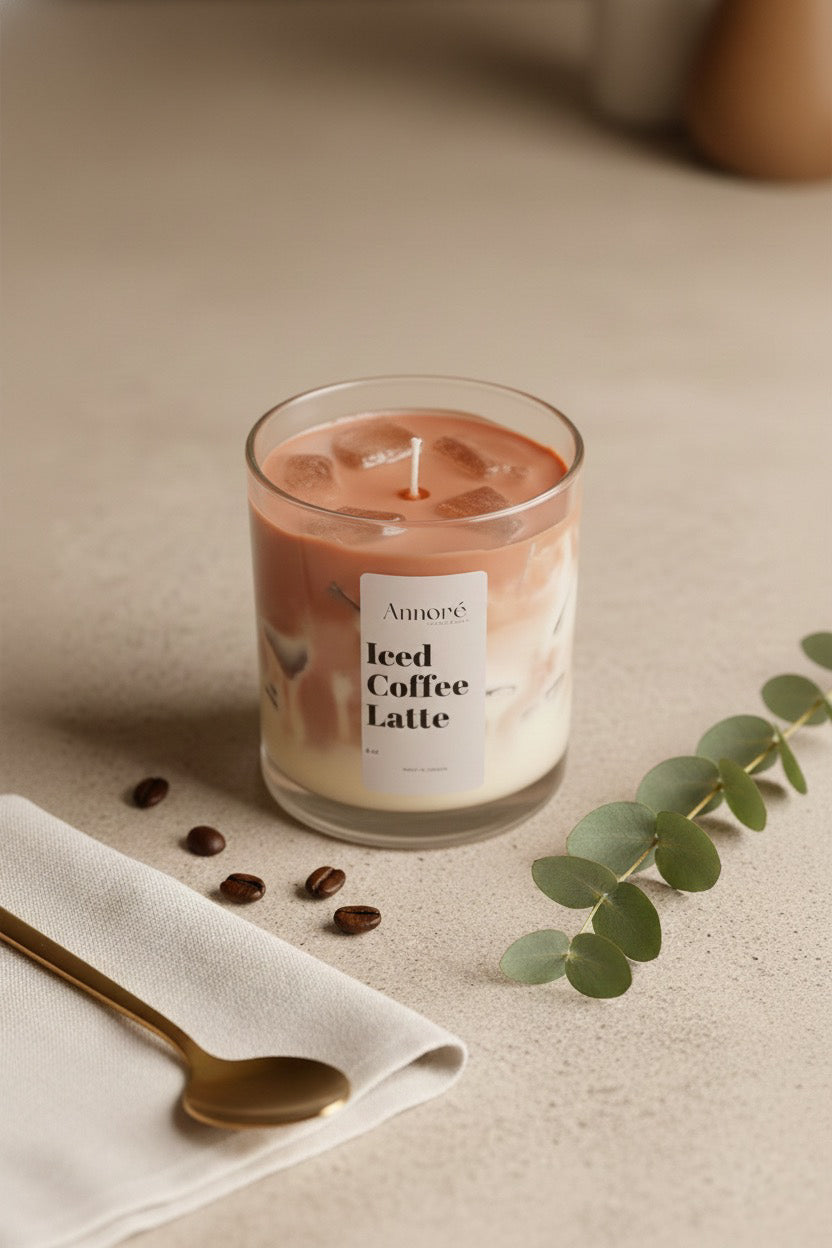 Iced Coffee Latte – Handmade Soy Candle (8oz)