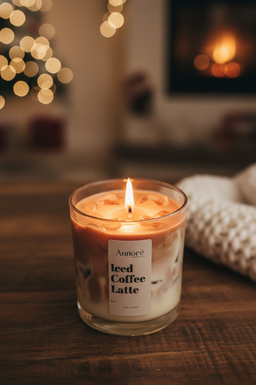 Iced Coffee Latte – Handmade Soy Candle (8oz)