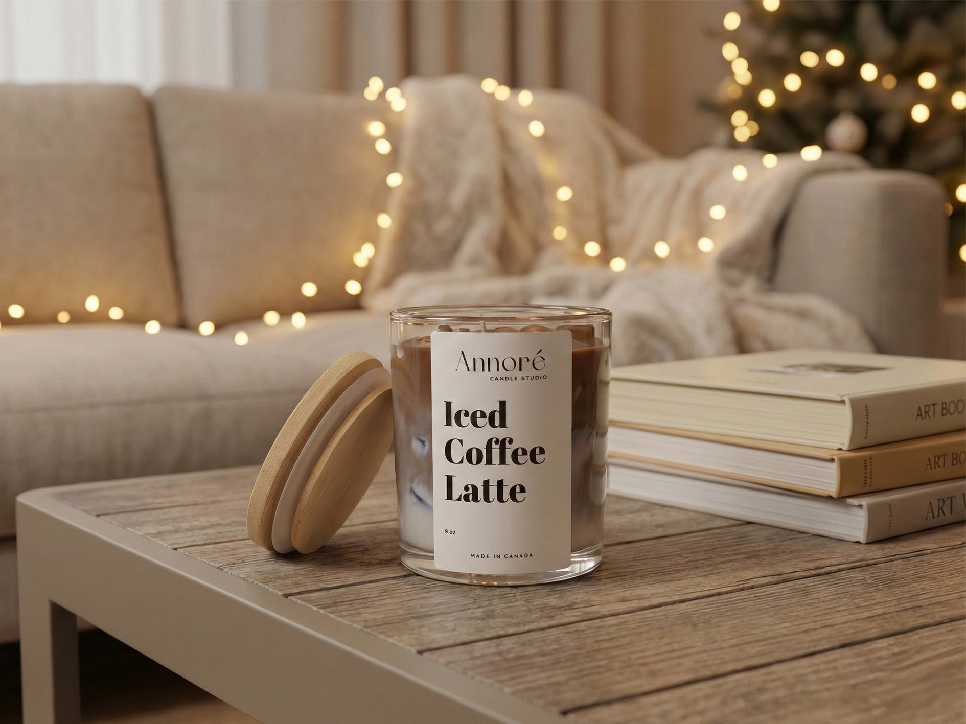 Iced Coffee Latte – Handmade Soy Candle (8oz)