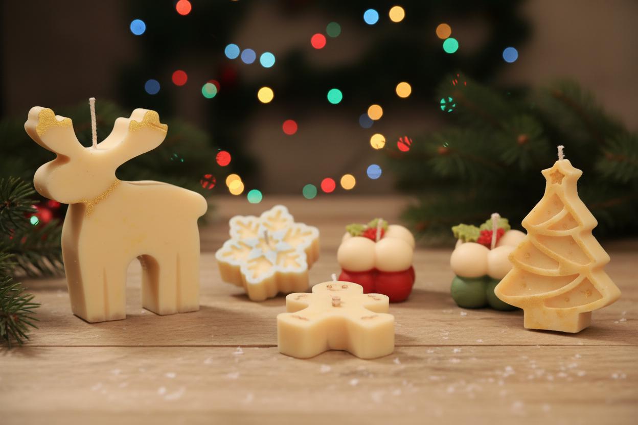 Christmas Candle Set - Holiday Nostalgia - Handmade in Toronto, ON