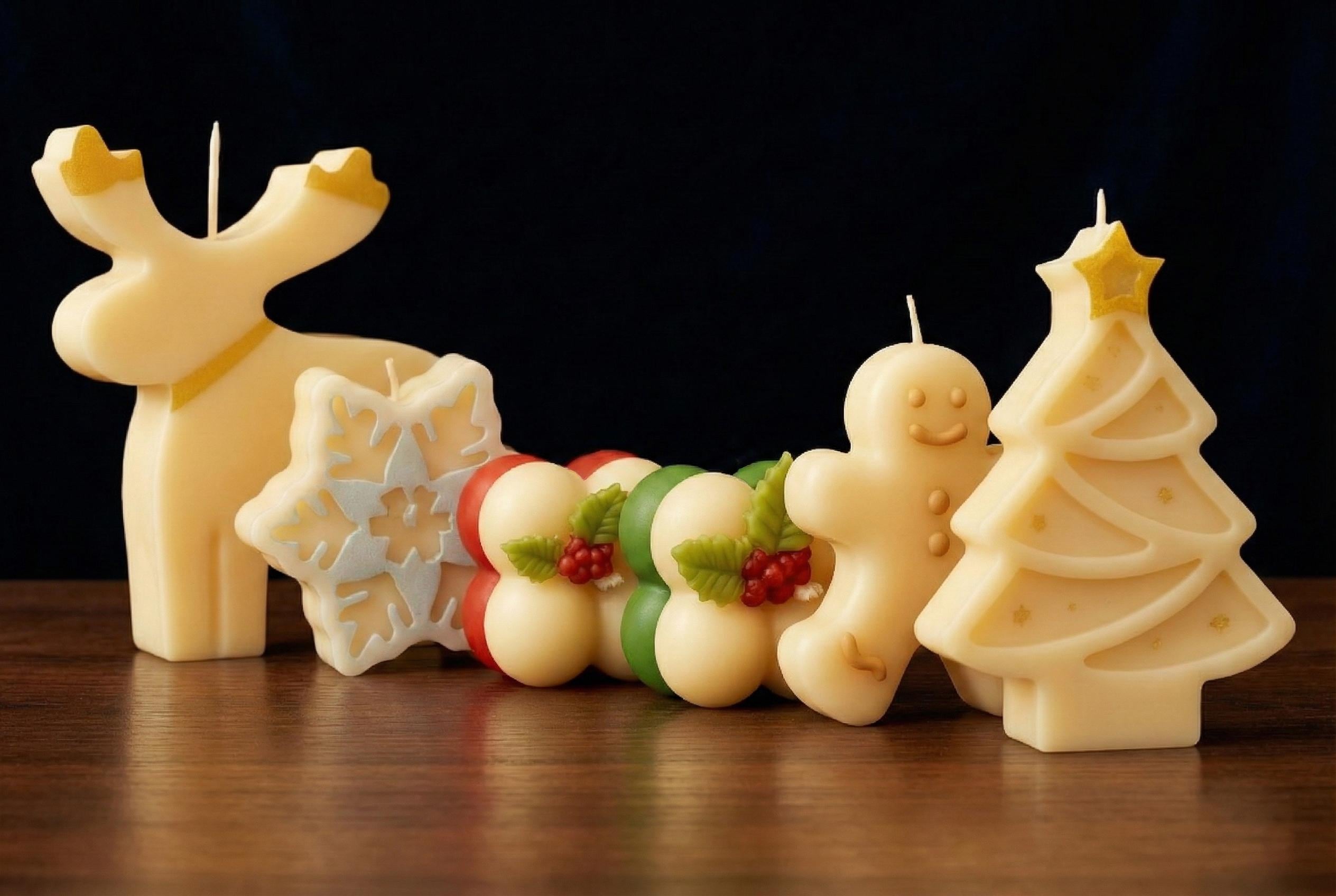 Christmas Candle Set - Holiday Nostalgia - Handmade in Toronto, ON