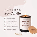 Custom "Smells Like…" Candle – Personalized Soy Candle Gift (8oz)