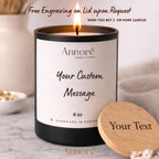 Personalized Bridesmaid Proposal Candle, Soy Wax, Handmade in Canada, Bridal Party Gift
