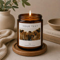 Custom Friend Group Photo Candle | Personalized Best Friend Gift | Friendship Keepsake Candle | Funny Gift for Friends | Squad Photo Gift