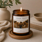 Custom Friend Group Photo Candle | Personalized Best Friend Gift | Friendship Keepsake Candle | Funny Gift for Friends | Squad Photo Gift