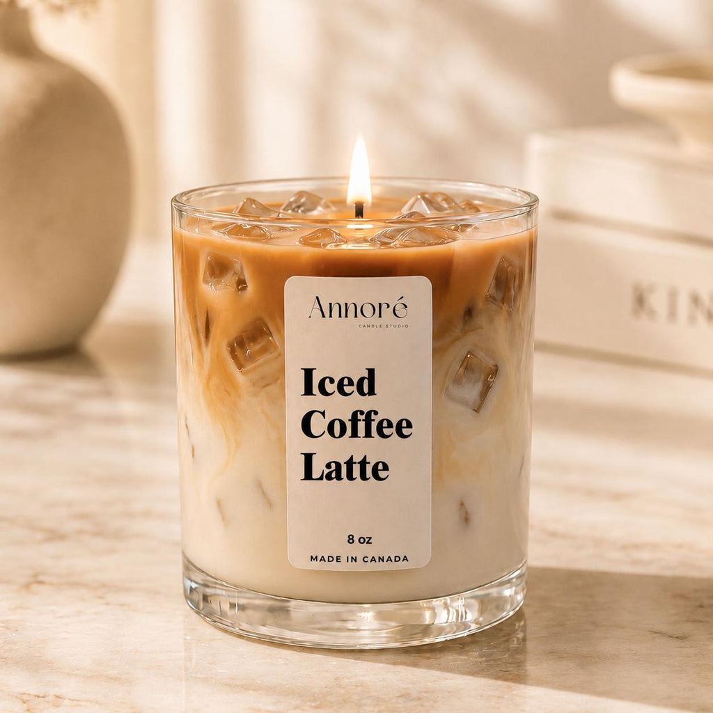 Iced Coffee Latte – Handmade Soy Candle (8oz)