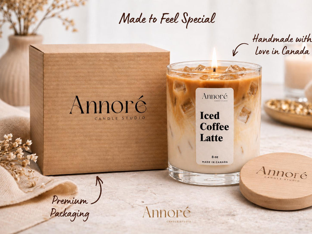 Iced Coffee Latte – Handmade Soy Candle (8oz)