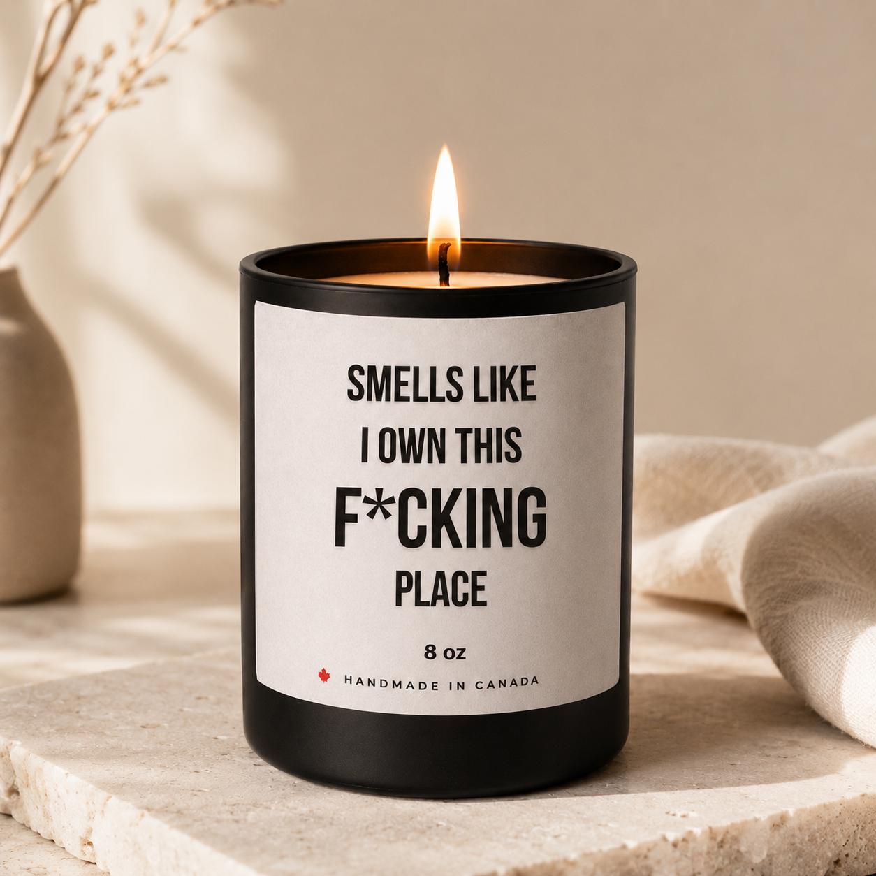 Funny Housewarming Candle, Smells Like I Own This Place, Soy Wax Home Gift