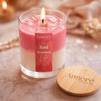 Iced Strawberry Latte Soy Candle | Aesthetic Dessert Candle | Hand-Poured 8oz Scented Candle | Gift for Her | Handmade in Canada