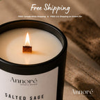 Eucalyptus Soy Candle | Hand-Poured 8oz Spa Aromatherapy Candle | Fresh Citrus Eucalyptus & Botanicals | Relaxation Gift | Handmade in CA