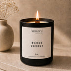 Mango Coconut Soy Candle | Hand-Poured 8oz Tropical Scented Candle | Juicy Mango & Creamy Coconut | Summer Gift | Handmade in Canada