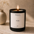 Pine Soy Candle | Hand-Poured 8oz Forest Scented Candle | Fresh Pine Needles Balsam Fir & Cypress | Cabin Holiday Gift | Handmade in Canada