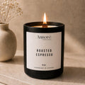 Roasted Espresso Soy Candle | Hand-Poured 8oz Coffee Scented Candle | Bold Espresso & Vanilla | Coffee Lover Gift | Handmade in Canada