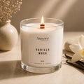 Vanilla Musk Soy Candle | Hand-Poured 8oz Cozy Scented Candle | Toasted Marshmallow Amber & Smoky Vanilla | Cozy Gift | Handmade in Canada